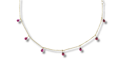 18K Ruby Chocker Yellow Gold