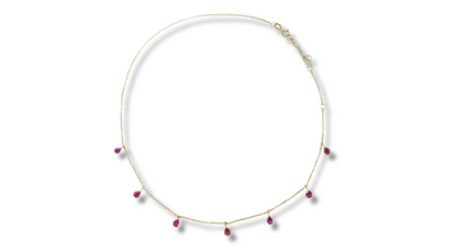 18K Ruby Chocker Yellow Gold